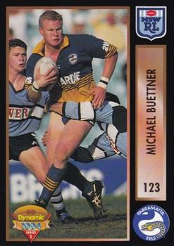 1994 Dynamic Rugby League Series 1 #123 Michael Buettner Front
